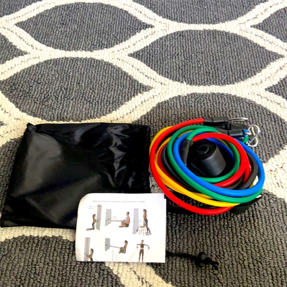 Brand new, never used, resistance band kit!